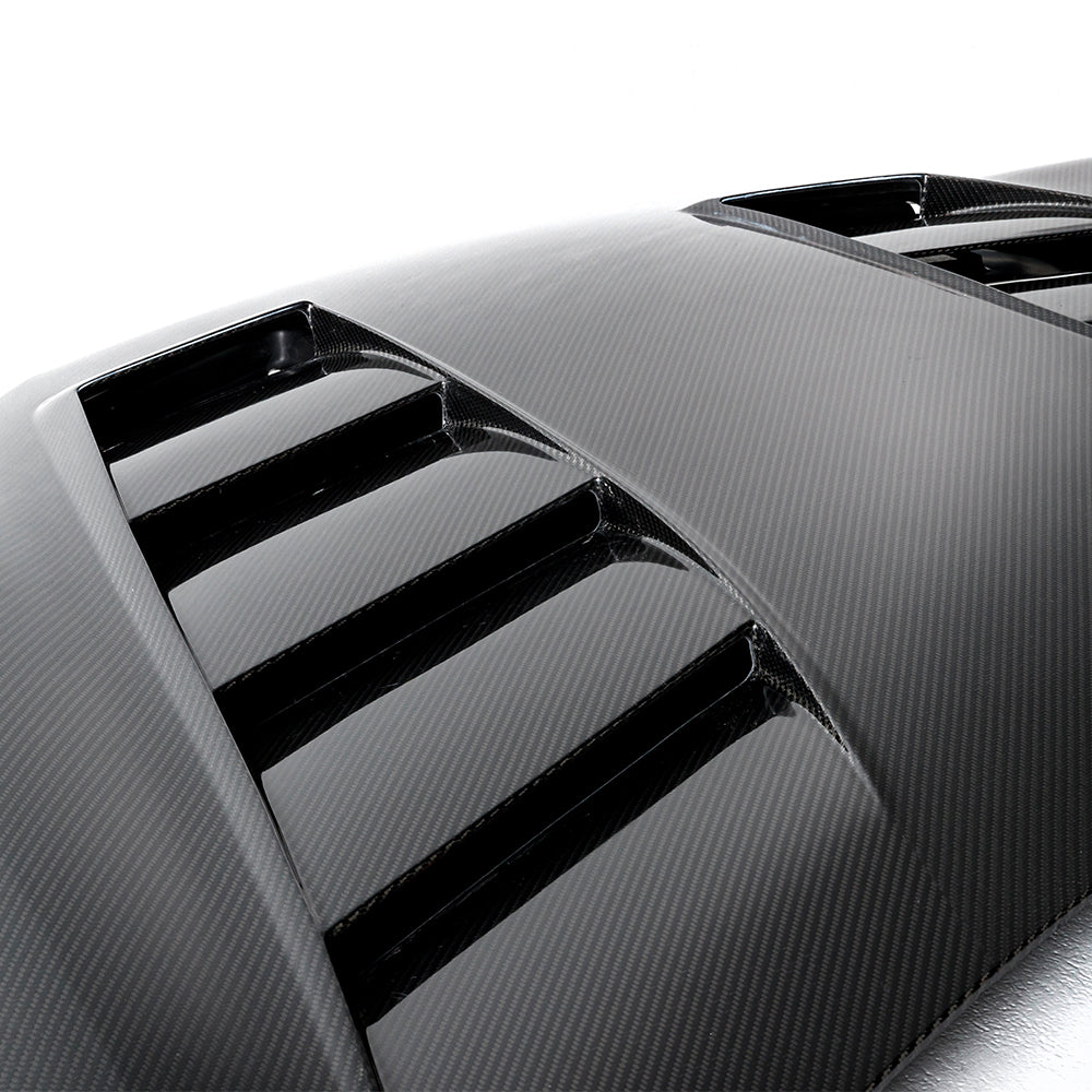 Carbon bonnet (20% lighter than infusion molded stock)